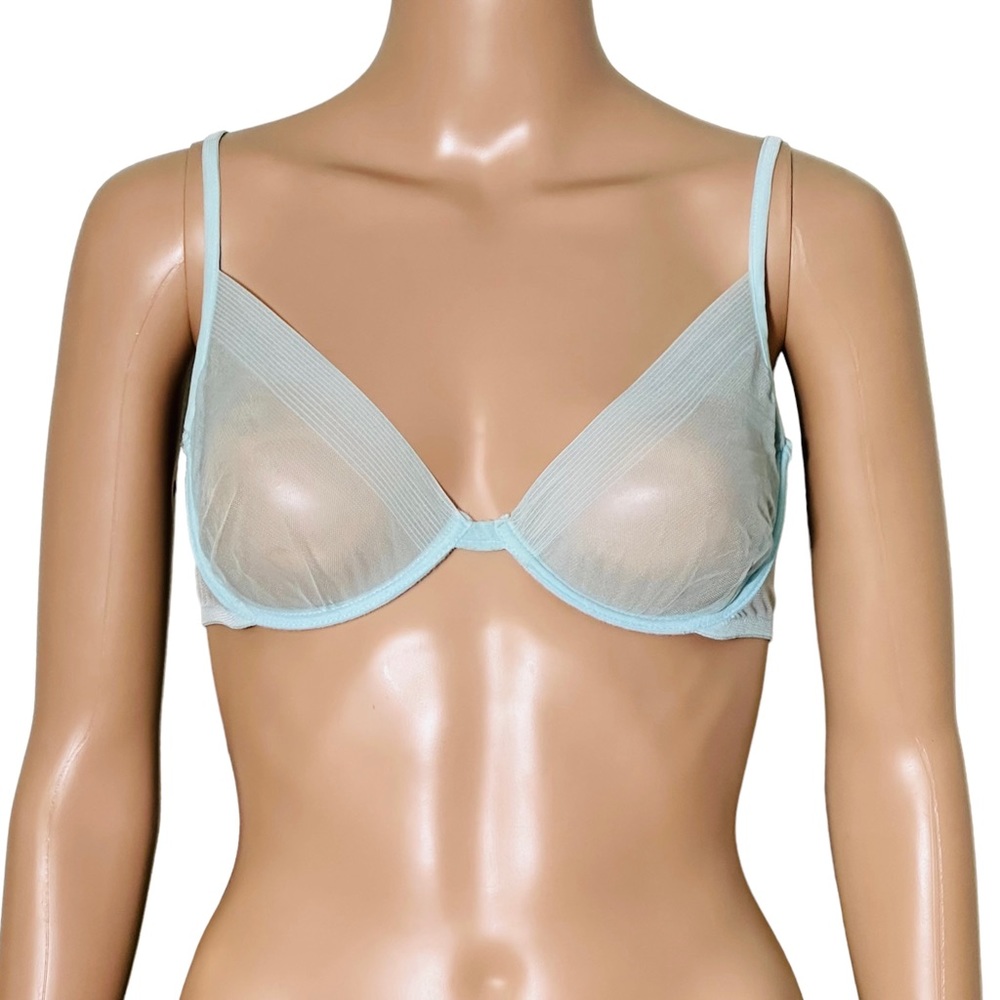 Cosabella Light Blue Sheer Underwire Bra